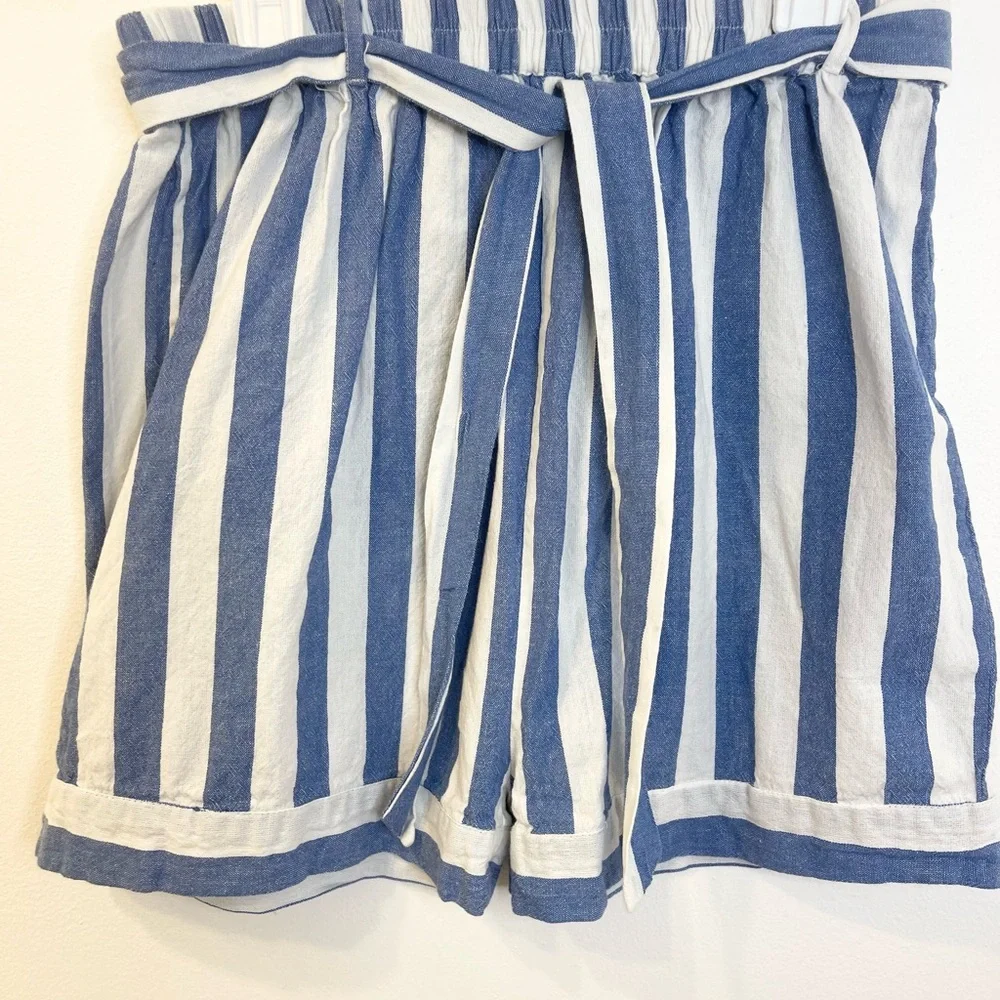 Rare Editions Blue and White Shorts Set Size 14